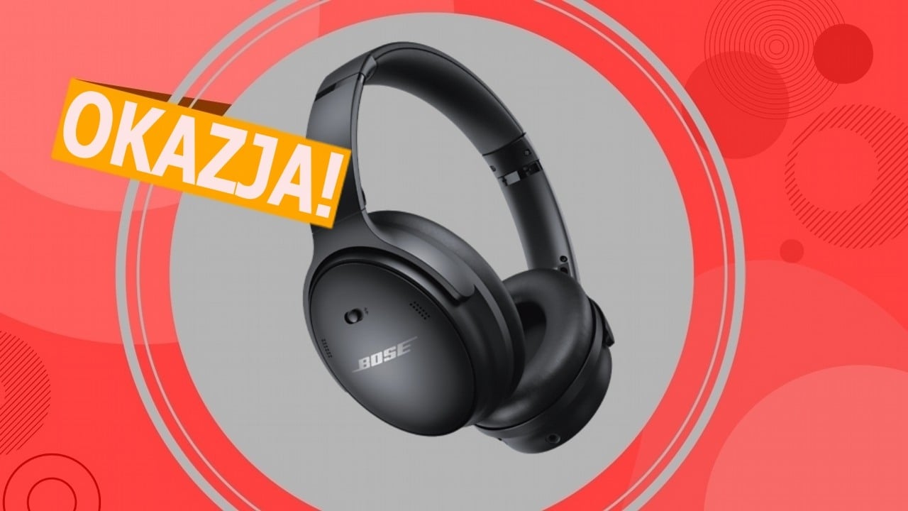 Wyśmienite słuchawki Bose w niskiej cenie. Sprawdź promocję na Amazon i w Euro, źródło grafiki: Bose.