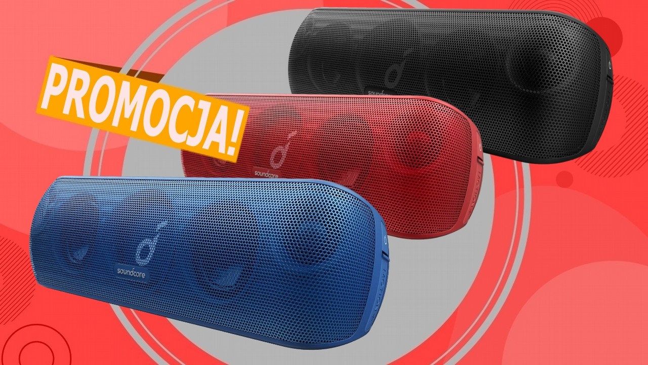 Przenośny głośnik w takiej cenie to duża okazja. Promocja na Amazon, źródło grafiki: Anker; materiały promocyjne.