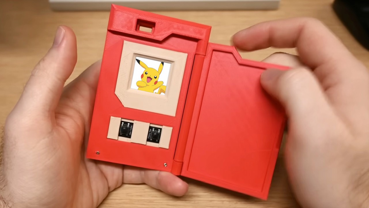 Fan Pokemonów stworzył Pokedex na drukarce 3D, który naprawdę działa i rozpoznaje stworki, źródło grafiki: abe's projects / YouTube.