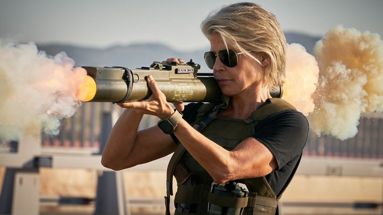 Linda Hamilton nie obejrzy 5. sezonu Stranger Things. Wytłumaczyła, dlaczego. "To zrujnowało mi serial”, źródło grafiki: Terminator: Mroczne przeznaczenie, Tim Miller, Paramount Pictures, 2019..
