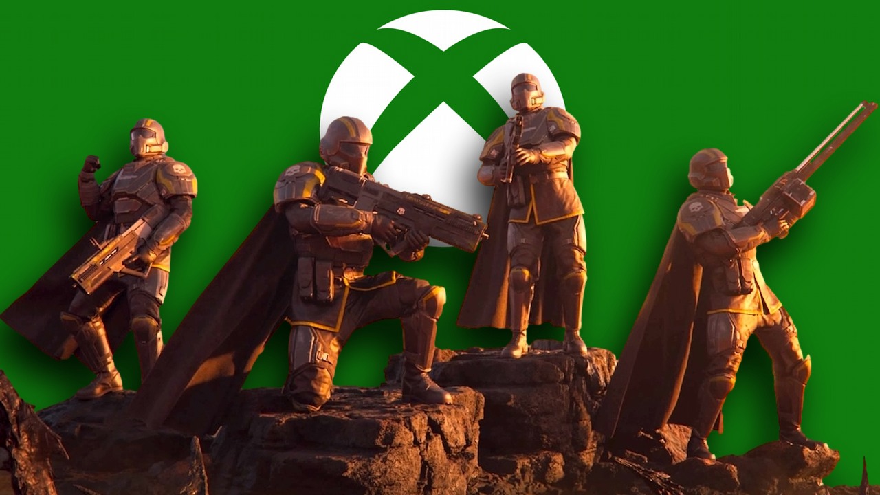 Tysiące graczy próbują przekonać Sony, by wydało hitowe Helldivers 2 na Xboxa i położyło kres wojnie konsol, źródło grafiki: Sony Interactive Entertainment / Microsoft.