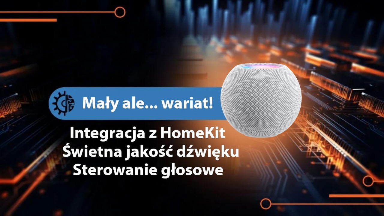 HomePod mini to malutki głośnik robiący ogromne wrażenie.