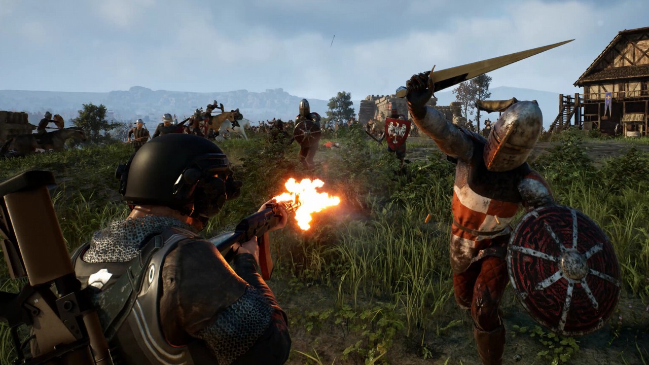 Bitwy jak w Mount and Blade, tyle że ze spluwami. Średniowieczne Kingmakers uraczy nas podróżami w czasie, źródło grafiki: Redemption Road Games.