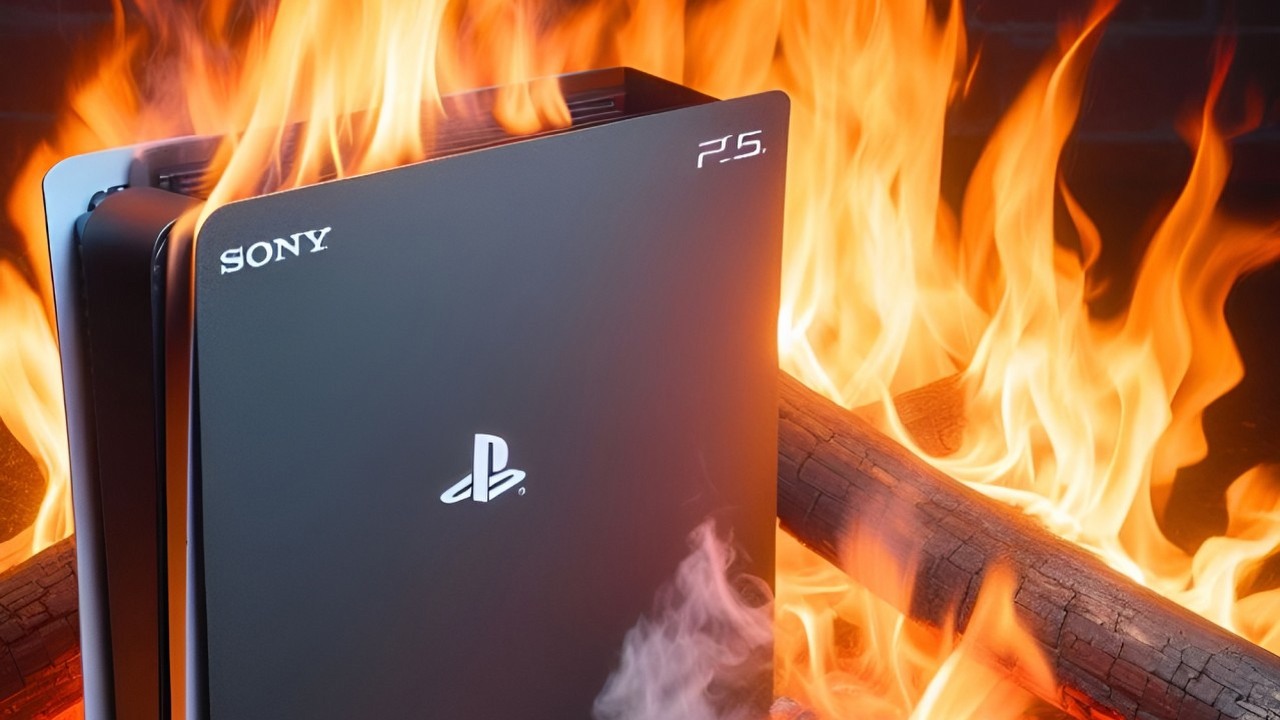 PS5 gracza ciągle się przegrzewało, jego tata rozkręcił je i okazało się, że jest zapchane włosami, źródło grafiki: Kreator obrazów Copilot.