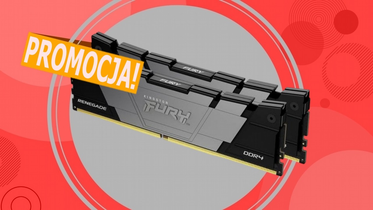Pamięć RAM w szalenie niskiej cenie. Kingston Fury Renegade w promocji, źródło grafiki: Kingston, materiały promocyjne.