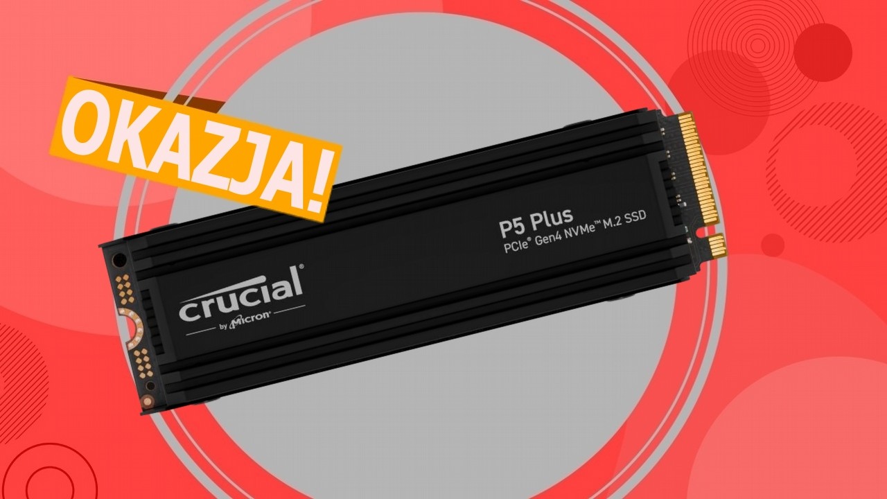 Dysk SSD M.2 w gorącej promocji. Sprawdź okazję w Komputroniku, źródło grafiki: Crucial; materiały promocyjne.