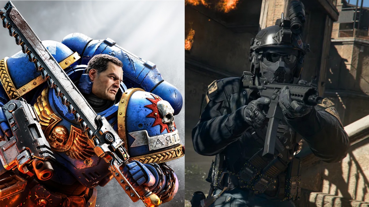 Crossover Call of Duty x Warhammer 40,000 potwierdzony. Domniemane CoD: Black Ops 6 prawdopodobnie z nowym logo, źródło grafiki: Saber Interactive/Infnity Ward..