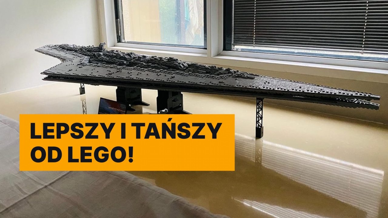 Myślisz że idealny konkurent LEGO Star Wars nie istnieje? Zmienisz zdanie, jak zobaczysz cenę tego 1,3-metrowego Star Destroyera, źródło grafiki: Amazon.pl.