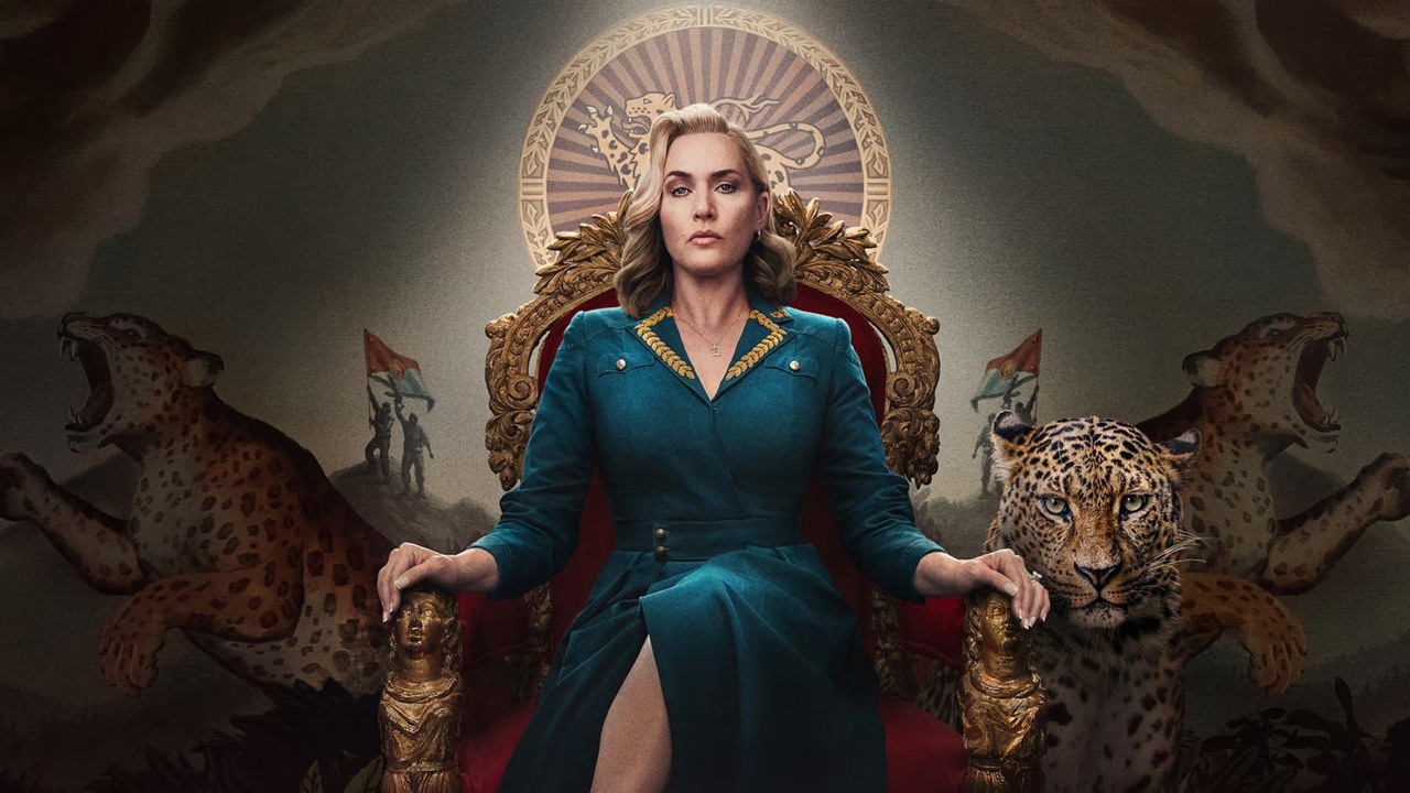 Recenzje Reżimu na Rotten Tomatoes sugerują, że Kate Winslet to najjaśniejszy punkt tej niezdarnej komedii o autorytaryzmie, źródło grafiki: Reżim, Will Tracy, HBO, 2024.