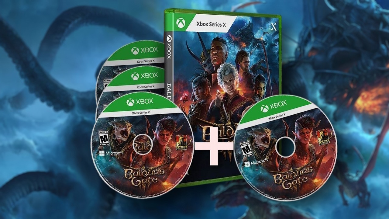 Edycja Deluxe Baldur's Gate 3 spuchła na Xboxach. Nie zmieści się na 3 płytach i wyjdzie z opóźnieniem, źródło grafiki: Larian Studios.
