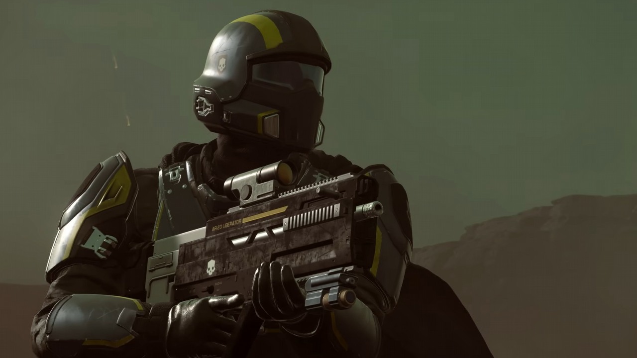 Mechy w Helldivers 2 już oficjalnie. Są „w pełnej produkcji”, lecz niedługo zaczną siać zniszczenie na polach bitew, źródło grafiki: Arrowhead Game Studios.