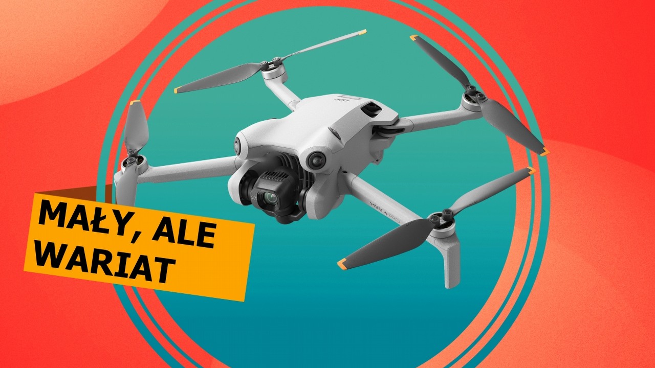 Dron DJI Mini 4 Pro ma świetną kamerę, a jego zasięg sięga nawet 10 km! Teraz można go kupić w rekordowej promocji, źródło grafiki: DJI.