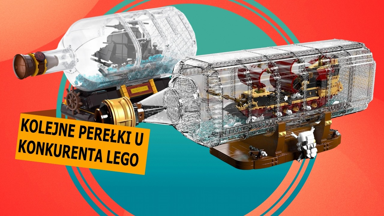 „Pogromca” LEGO ma w swojej ofercie więcej bajecznych zestawów klocków. Ten statek w butelce potwierdza, że duńskiej firmie rośnie poważny konkurent, źródło grafiki: Mould King; materiały promocyjne.