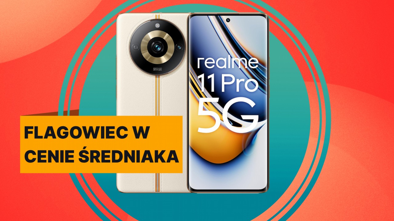 Jest wydajny, ma ekran 120 Hz, a jego wygląd to zasługa byłego projektanta Gucci. Smartfon realme 11 Pro kupicie teraz w świetnej promocji, źródło grafiki: realme.