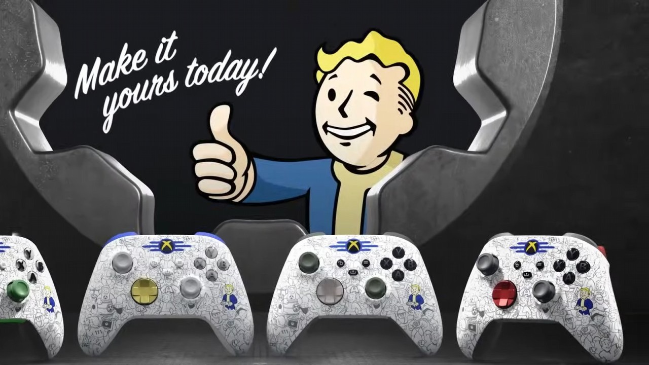 Kontroler do Xboksa inspirowany Falloutem wygląda świetnie i można go dodatkowo spersonalizować, źródło grafiki: Microsoft / Xbox.