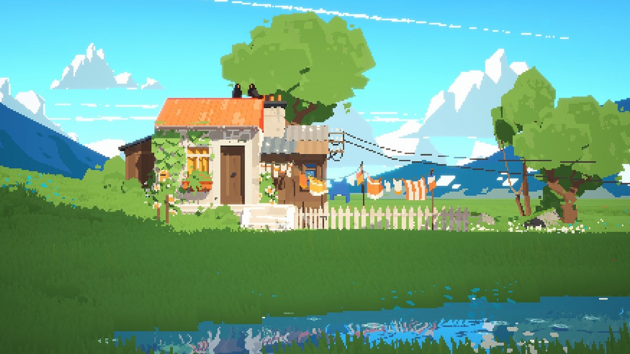 Ta mała gra niezależna powstała z tęsknoty za beztroskim dzieciństwem. Summerhouse kupisz na Steam w cenie kebabu, źródło grafiki: Friedemann / Future Friend Games..