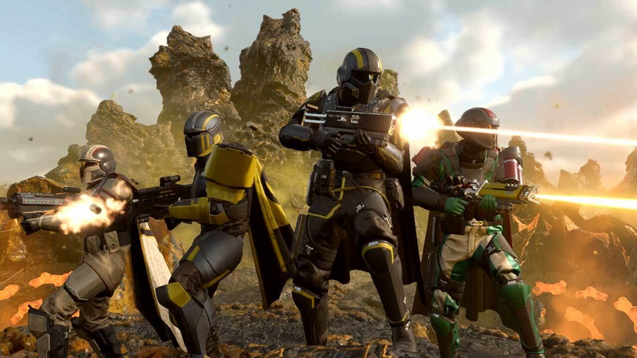 W Helldivers 2 porzucono pomysły z „jedynki”, aby uczynić rozgrywkę bardziej niebezpieczną. „Świadomość bycia kruchą istotą ludzką jest kluczowa”, źródło grafiki: Arrohead Game Studio / Sony Interactive Entertainment..