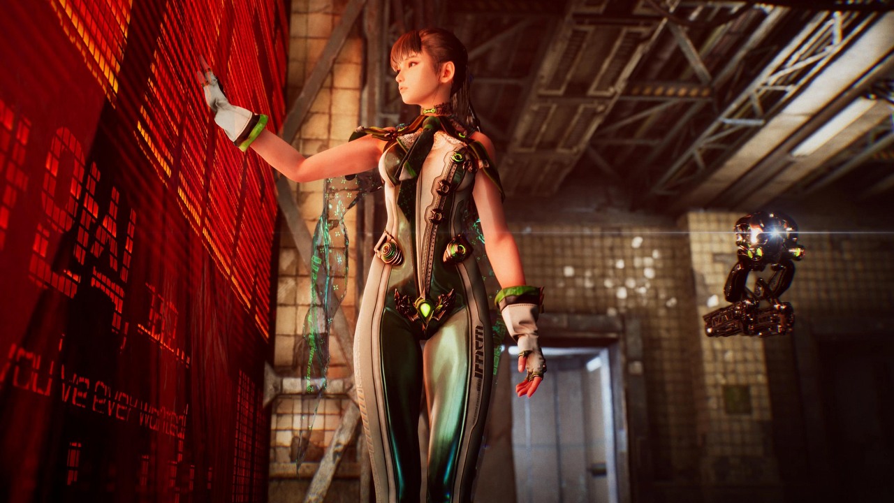 Jeden ze strojów Eve w RPG akcji Stellar Blade uczyni rozgrywkę dużo trudniejszą. To wariant tylko dla odważnych graczy, źródło grafiki: Sony Interactive Entertainment.