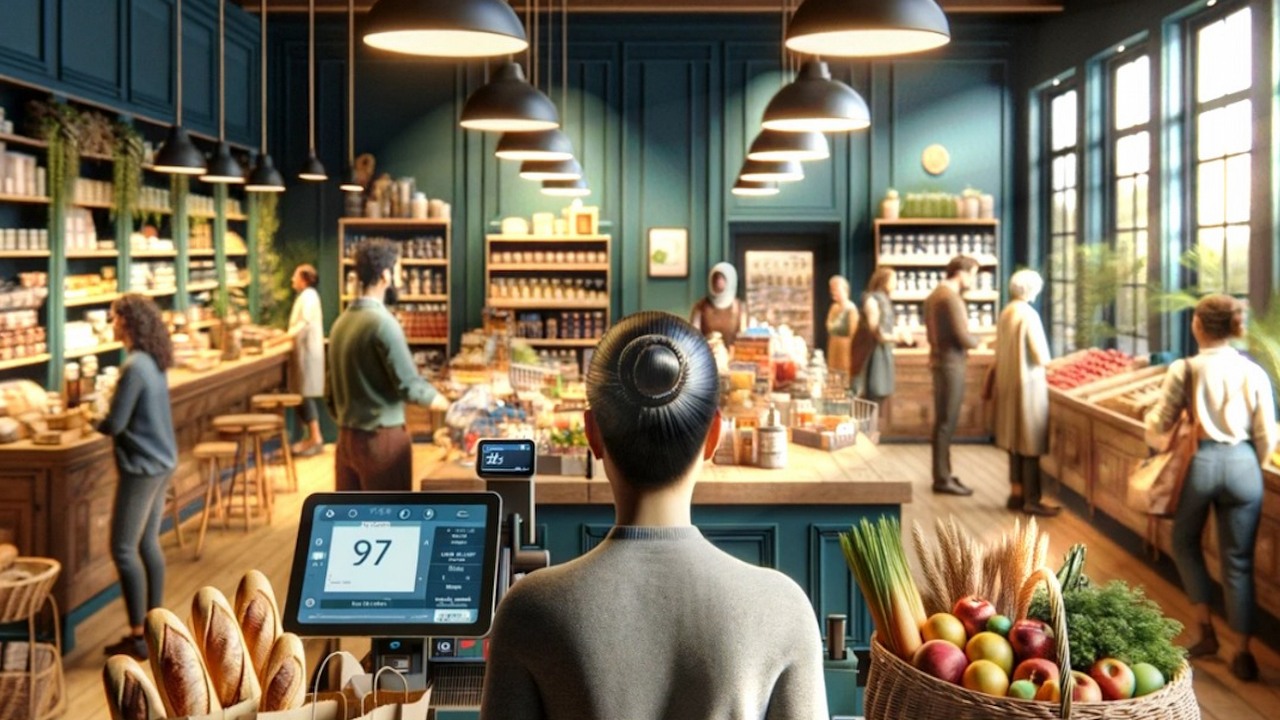 Gwiazda Steam Early Access może stracić blask pod naporem oskarżeń graczy. W stworzeniu i promocji symulatora supermarketu miała pomóc AI, źródło grafiki: Nokta Games.