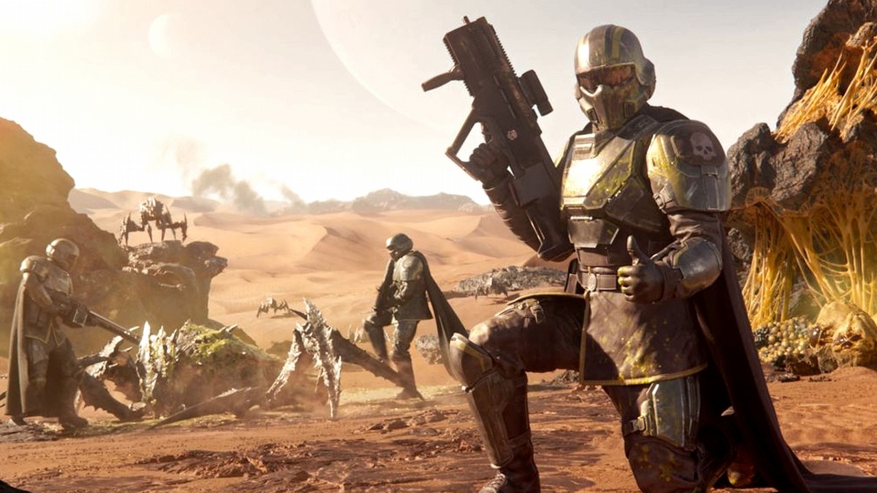 Sprzedaż Helldivers 2 „przekroczyła najśmielsze oczekiwania” twórców. Trzecia frakcja prawdopodobnie wkrótce trafi do gry, źródło grafiki: Sony Interactive Entertainment..