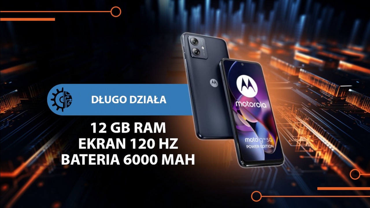 Ta Motorola ma potężną baterię 6000 mAh, a do tego aż 12 GB pamięci RAM i 256 GB miejsca na pliki.