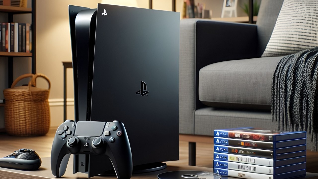 PSSR ma zapewnić rozgrywkę w 4K w 120 fps lub nawet 8K na przyszłych konsolach od Sony według przecieków, źródło grafiki: Kreator obrazów Copilot.