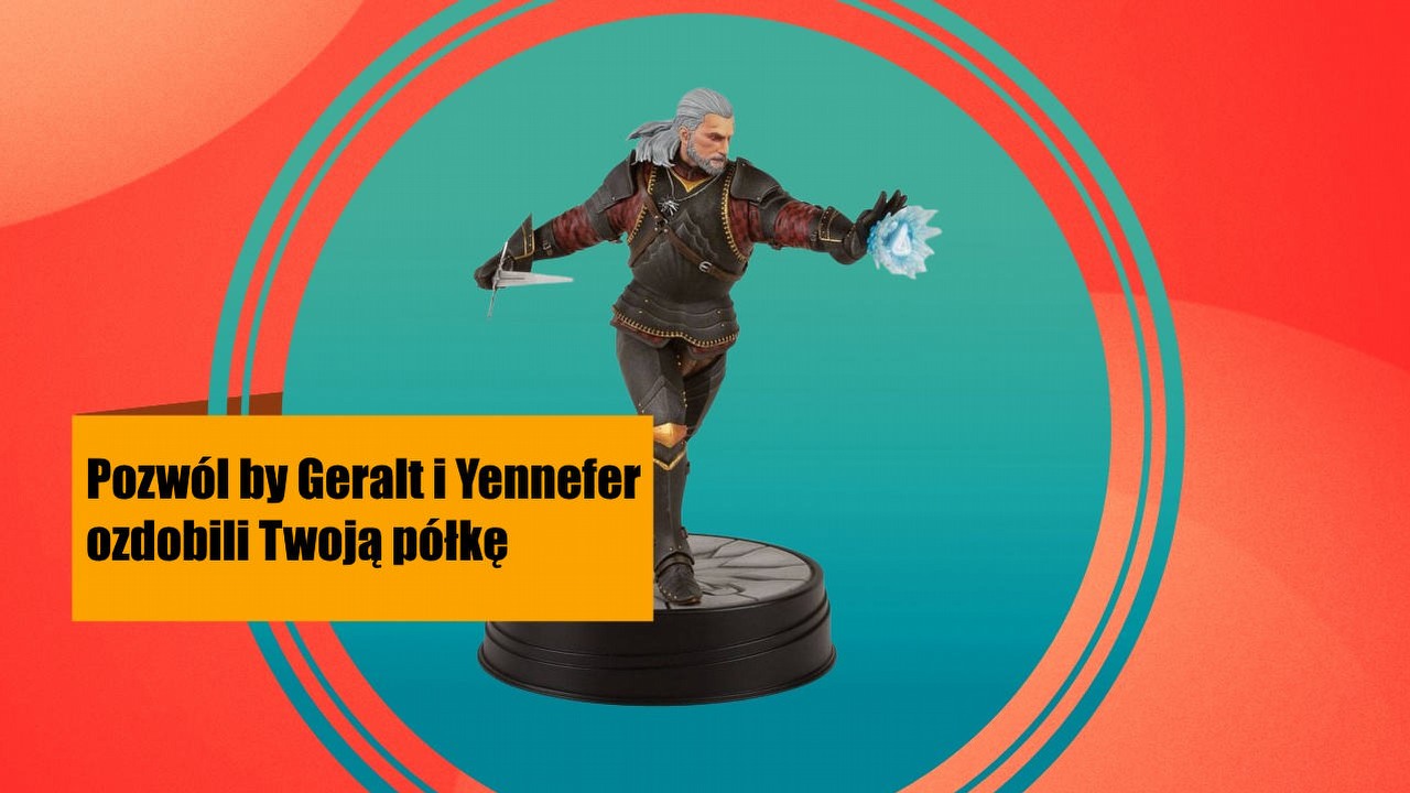 Figurki Geralta i Yennefer nie tylko dla fanów Wiedźmina. Te gadżety trudno znaleźć w lepszej cenie, źródło grafiki: Dark Horse.