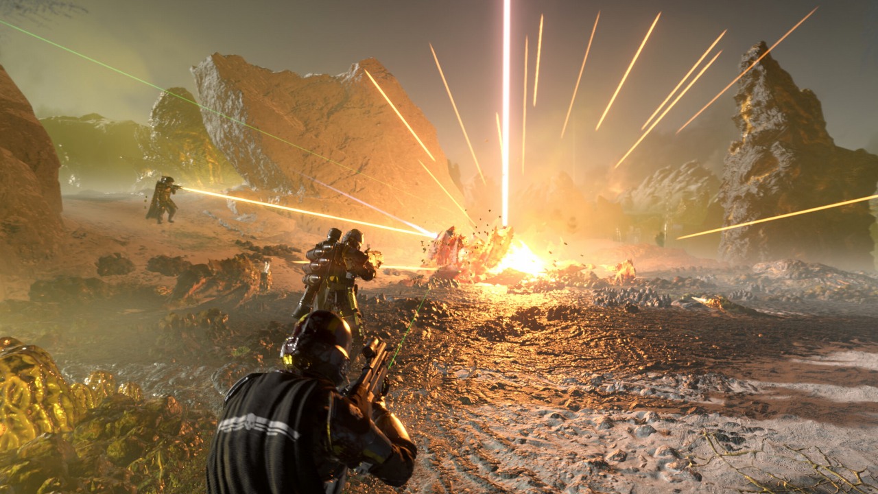 Amerykański naukowiec zauważa, że walka w Helldivers 2 przypomina działania piechoty w operacjach wojskowych, źródło grafiki: Arrowhead Game Studios..