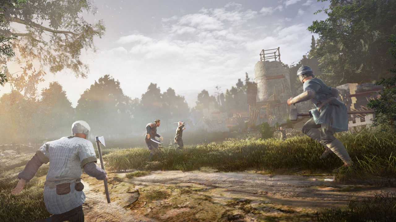 Bellwright ma datę premiery w Steam Early Access. Strategia zapowiada się na miks Enshrouded, Manor Lords i Mount & Blade, źródło grafiki: Donkey Crew.