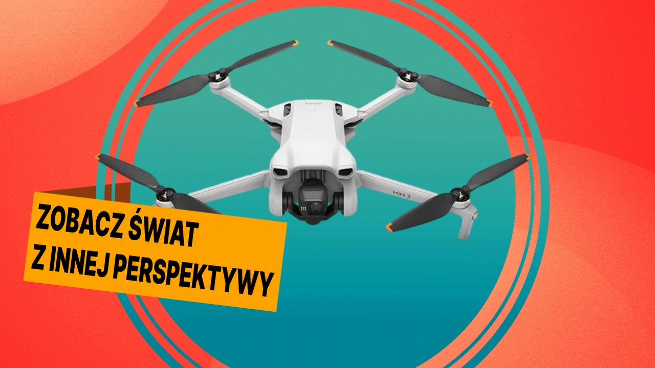 DJI Mini 3 to idealny dron dla początkujących. Teraz jest w promocyjnej cenie, źródło grafiki: DJI; materiały promocyjne.