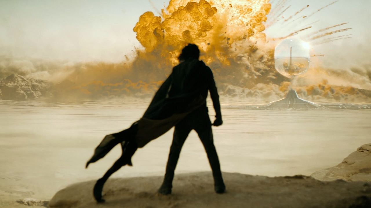 Steven Spielberg nazwał tę oszałamiającą scenę z Diuny 2 „jedną z najwspanialszych rzeczy, jakie kiedykolwiek widział”, źródło grafiki: Diuna: Część druga, Denis Villeneuve, Warner Bros., 2024.