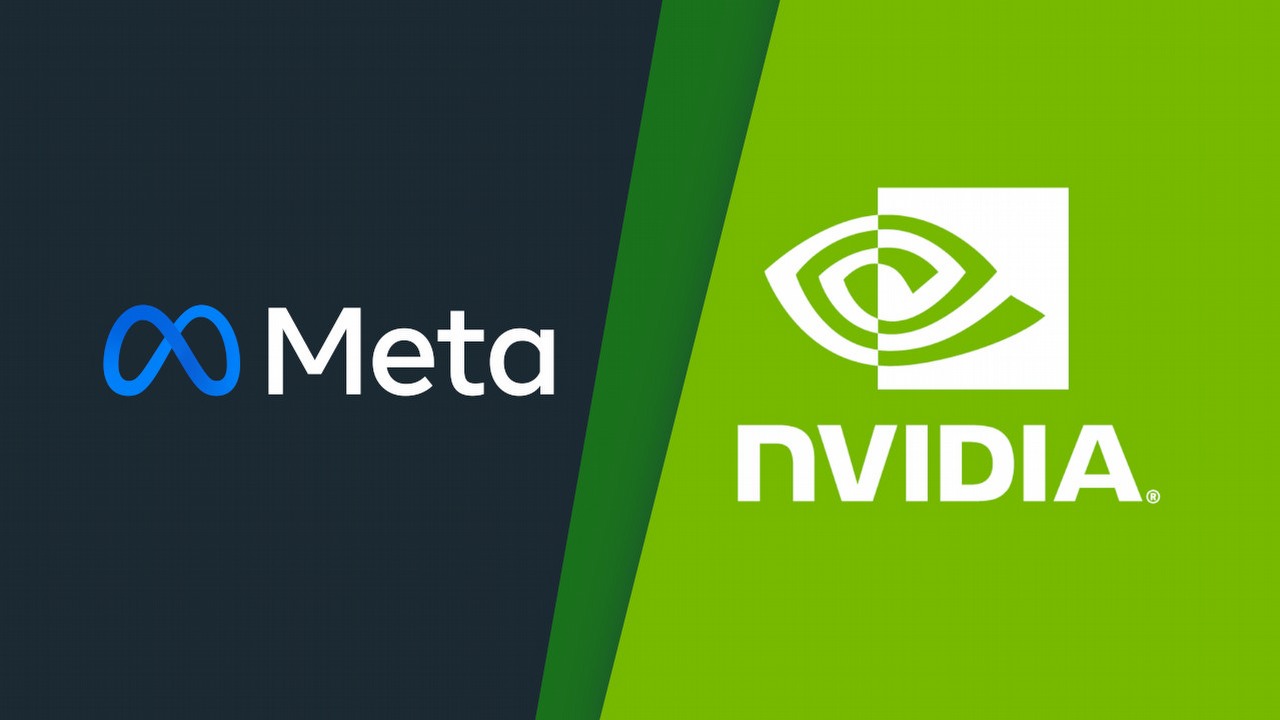 Mark Zuckerberg i szef Nvidii wymienili się ubraniami, CEO Mety w ikonicznej kurtce Jensena Huanga, źródło grafiki: Meta, Nvidia.