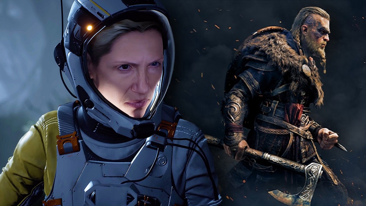 Humble Choice na kwiecień 2024 jeszcze mocniejsze niż to na marzec. Zestawowi 8 gier przewodzą AC: Valhalla i Returnal (plotka), źródło grafiki: Sony Interactive Entertainment / Ubisoft.