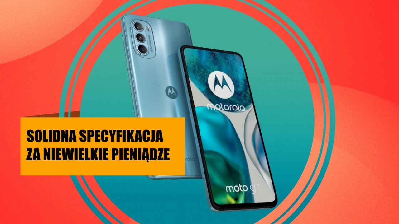 Motorola Moto G52 to królowa tanich smartfonów. Dostępna jest teraz w promocji, obok której trudno przejść obojętnie, źródło grafiki: Motorola.