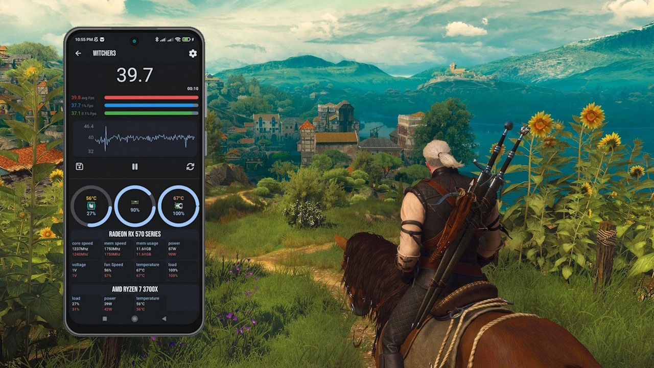 Wygodne śledzenie FPS gry na telefonie to tylko jedna z funkcji ciekawej darmowej apki, źródło grafiki: Hedi Hadi.