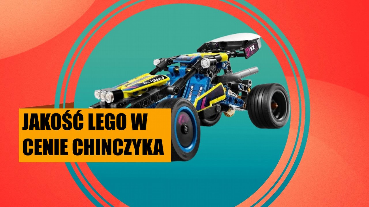 LEGO wie, jak rozbudzić miłość do samochodów w dzieciach od najmłodszych lat. Wyścigowy łazik terenowy kupicie za mniej niż 50 zł, źródło grafiki: LEGO.