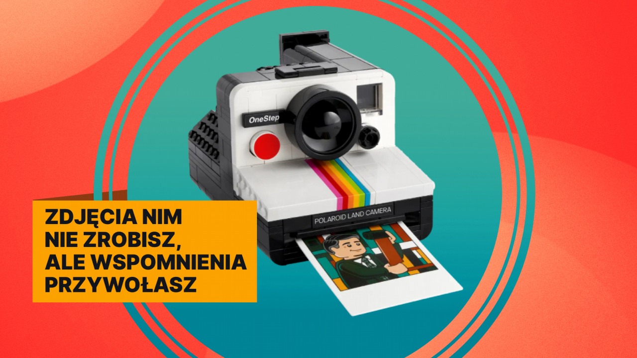 Seria Ideas to najlepsze, co mogło spotkać LEGO. Zawdzięczamy jej „prawie działający” model aparatu Polaroid, który w latach 90. na nowo zdefiniował fotografię, źródło grafiki: LEGO.pl.