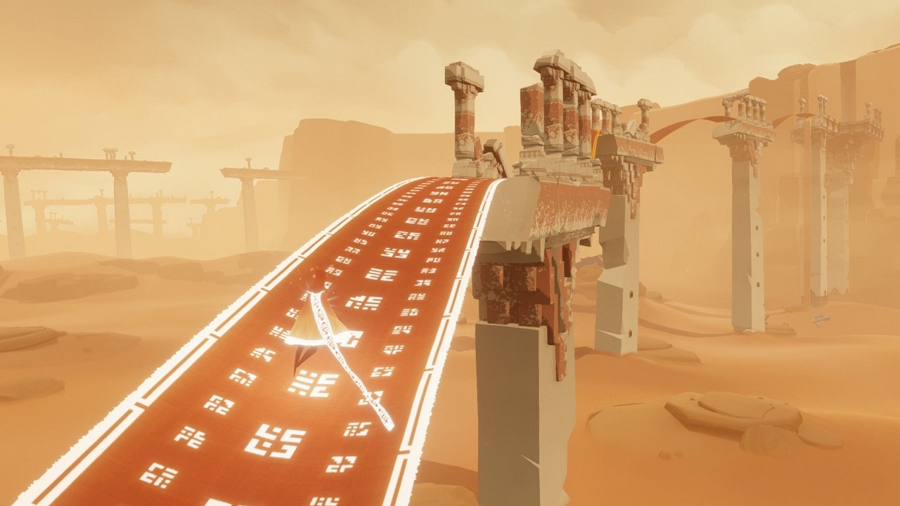 Jedna z najlepszych gier na PlayStation w rekordowej cenie na Steam. Journey cieszy się znakomitą opinią, źródło grafiki: Sony Interactive Entertainment..