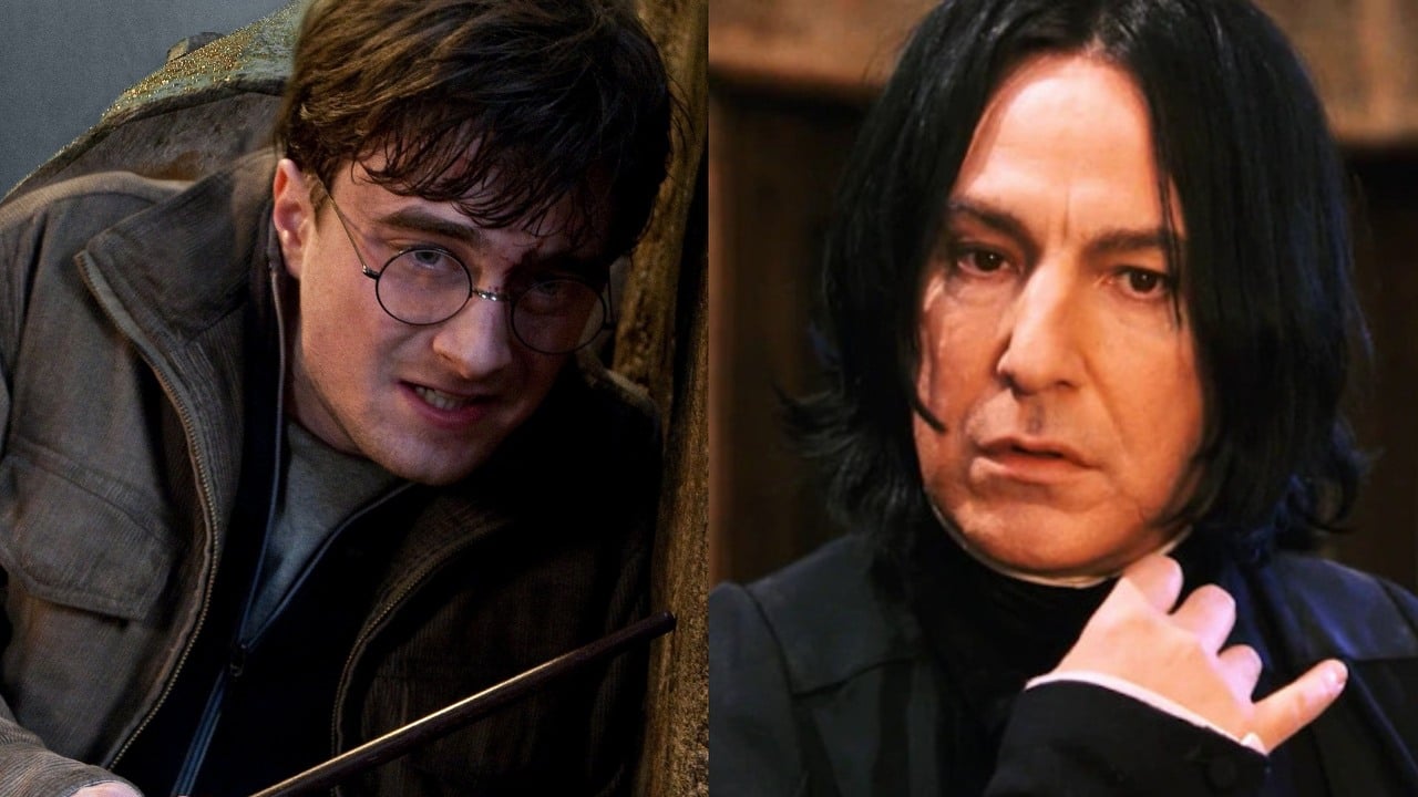 Daniel Radcliffe przez lata bał się Alana Rickmana na planie Harry’ego Pottera. „Przerażał mnie. Myślałem, że mnie nienawidzi”, źródło grafiki: Harry Potter i Insygnia Śmierci: Część I, David Yates, Warner Bros., 2010.