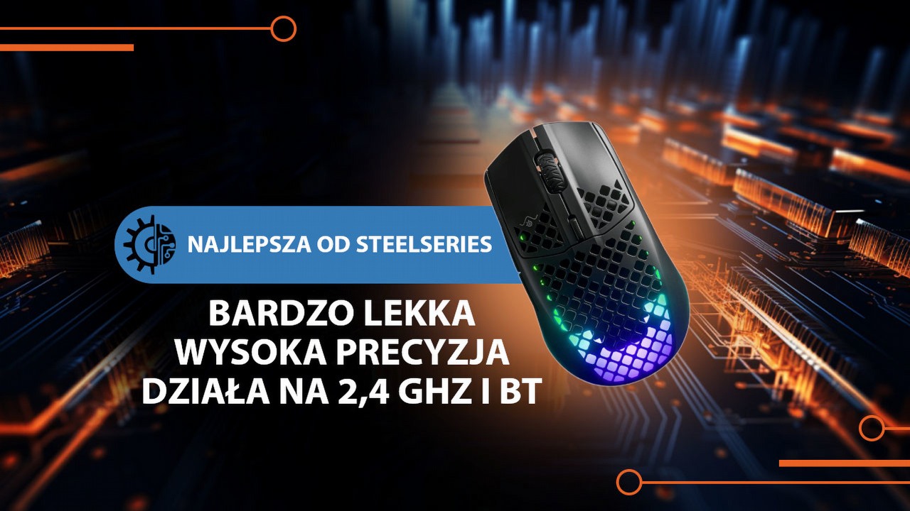 Najlepsza myszka SteelSeries pod względem stosunku jakości do ceny (i nie tylko).