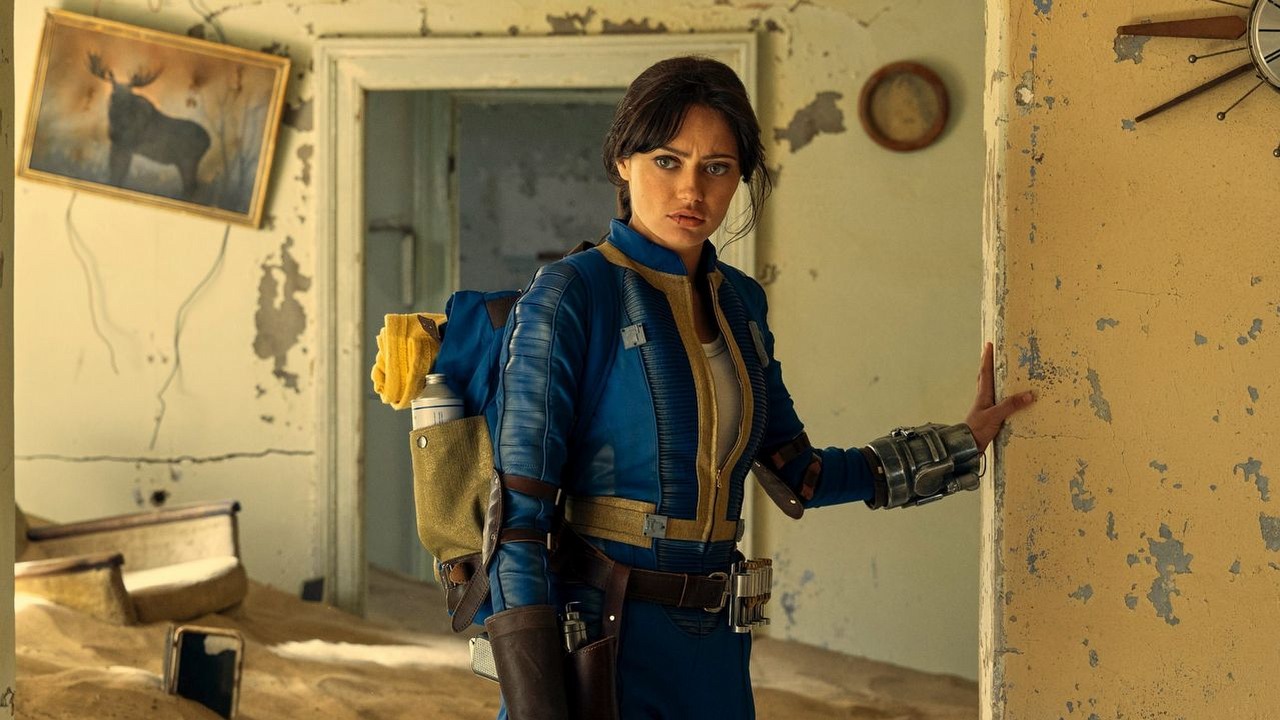 Kiedy rozgrywa się serial Fallout w stosunku do gier? Oś czasu franczyzy, źródło grafiki: Fallout, Jonathan Nolan, Amazon Prime Video, 2024.