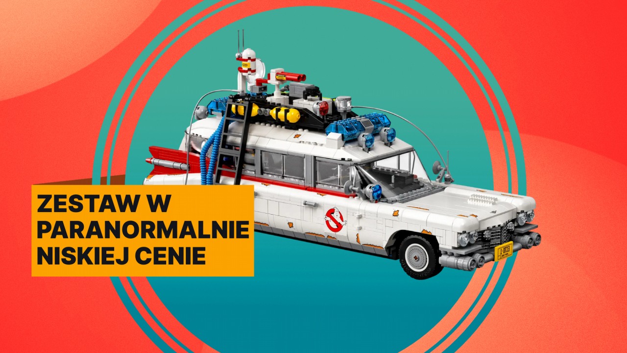 Tej ogromnej, wiernie odwzorowanej replice ECTO-1 Pogromców duchów od LEGO trudno się oprzeć. Zwłaszcza w tak upiornie dobrej promocji, źródło grafiki: Lego.pl; materiały promocyjne.