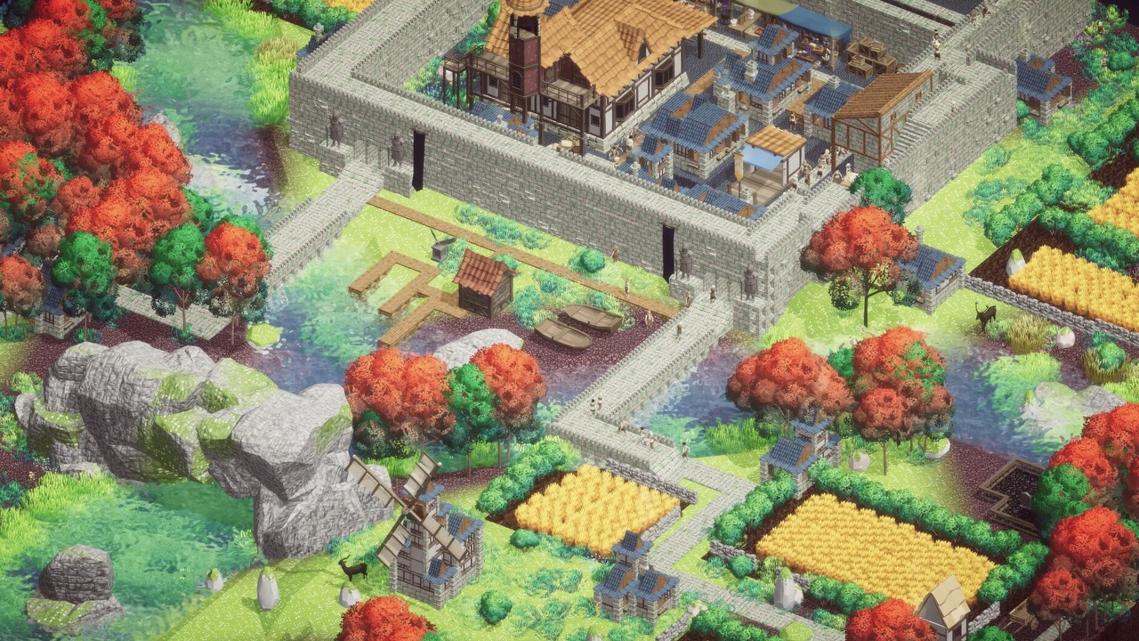 Strategiczny city builder przykuwa uwagę kompleksowym podejściem do tematu. Earth of Oryn zapowiada się na ciekawy miks Banished, RimWorld i Twierdzy, źródło grafiki: Erivald / Stray Fawn Publishing.