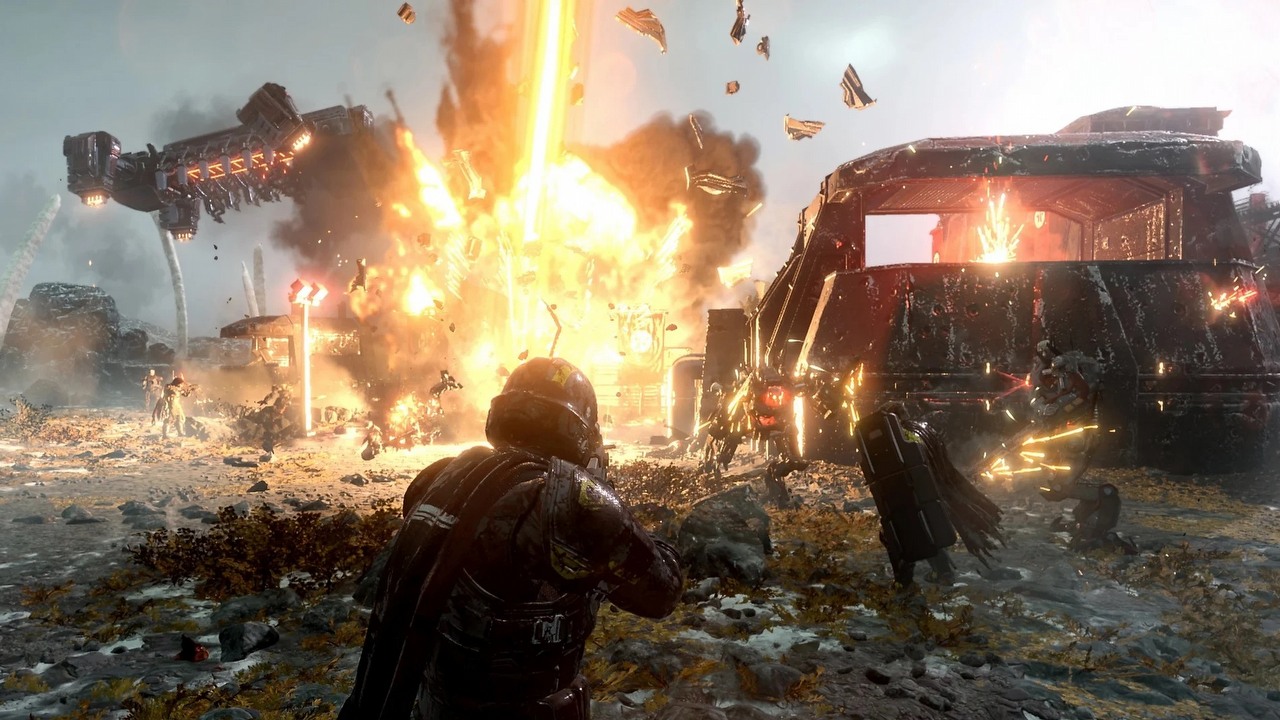 Twórcy ostrzegają przed przywiązywaniem się do zawartości wykopanej z plików Helldivers 2. „Część to starożytne odpady”, źródło grafiki: Arrowhead Game Studios / Siony Interactive Entertainment..