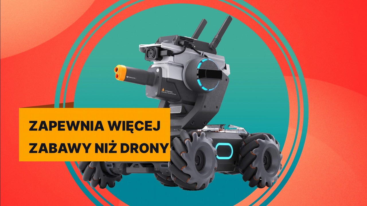 DJI tworzy świetne drony, ale ma w swojej ofercie coś znacznie lepszego. Inteligentny robot to fantastyczne narzędzie do zabawy i nauki, źródło grafiki: Amazon.