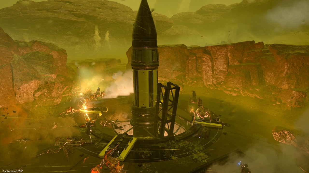 Gracze Helldivers 2 zgłaszają „niedemokratyczny” sposób na łatwe zarabianie superkredytów, źródło grafiki: Arrowhead Game Studios / Sony Interactive Entertainment..