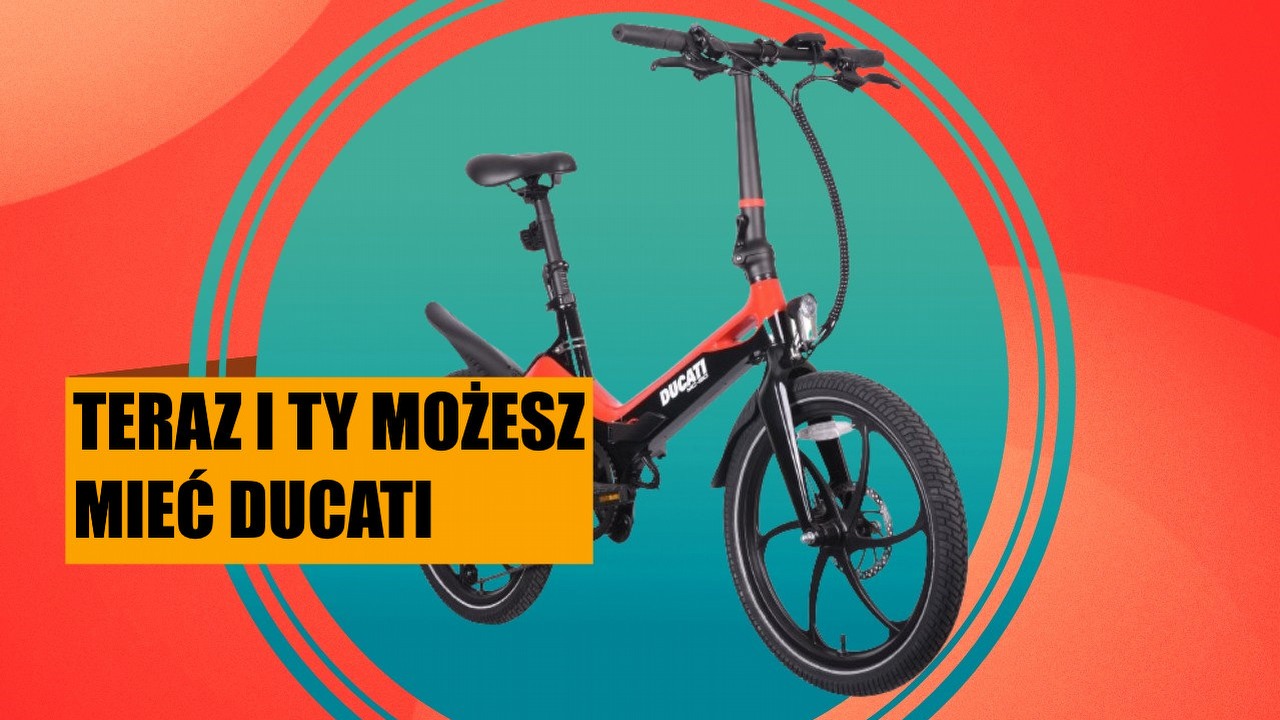 Jest piękny, potężny i kompaktowy. Rower elektryczny od Ducati sprawi, że nie będziesz chciał wracać do domu, źródło grafiki: Ducati.