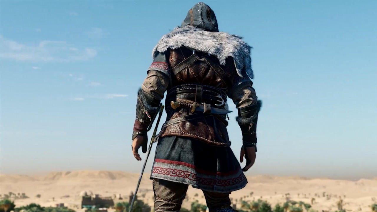 Fani Assassin's Creed mogą odebrać drobny prezent. Do Mirage trafił strój Eivora z Valhalli, źródło grafiki: Ubisoft.