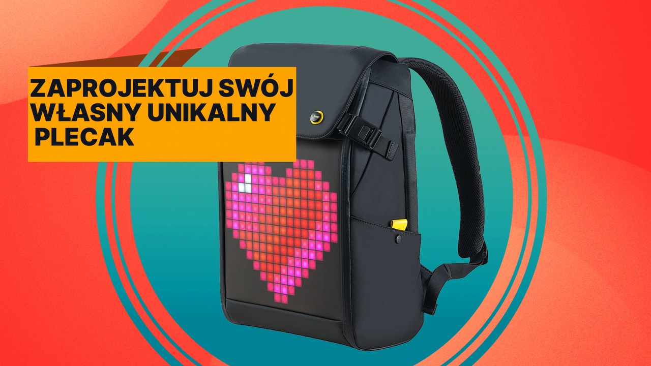 Ten gadżet powoduje opad szczęki. Interaktywny plecak to produkt stworzony dla miłośników technologii, źródło grafiki: Divoom.