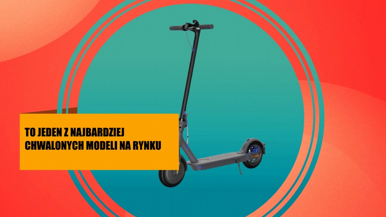Opinie nie pozostawiają złudzeń - hulajnoga elektryczna Xiaomi może być hitem tegorocznego okresu komunijnego, źródło grafiki: Xiaomi.